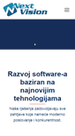 Mobile Screenshot of nextvision.ba