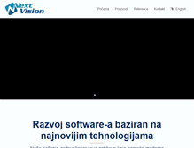 Tablet Screenshot of nextvision.ba